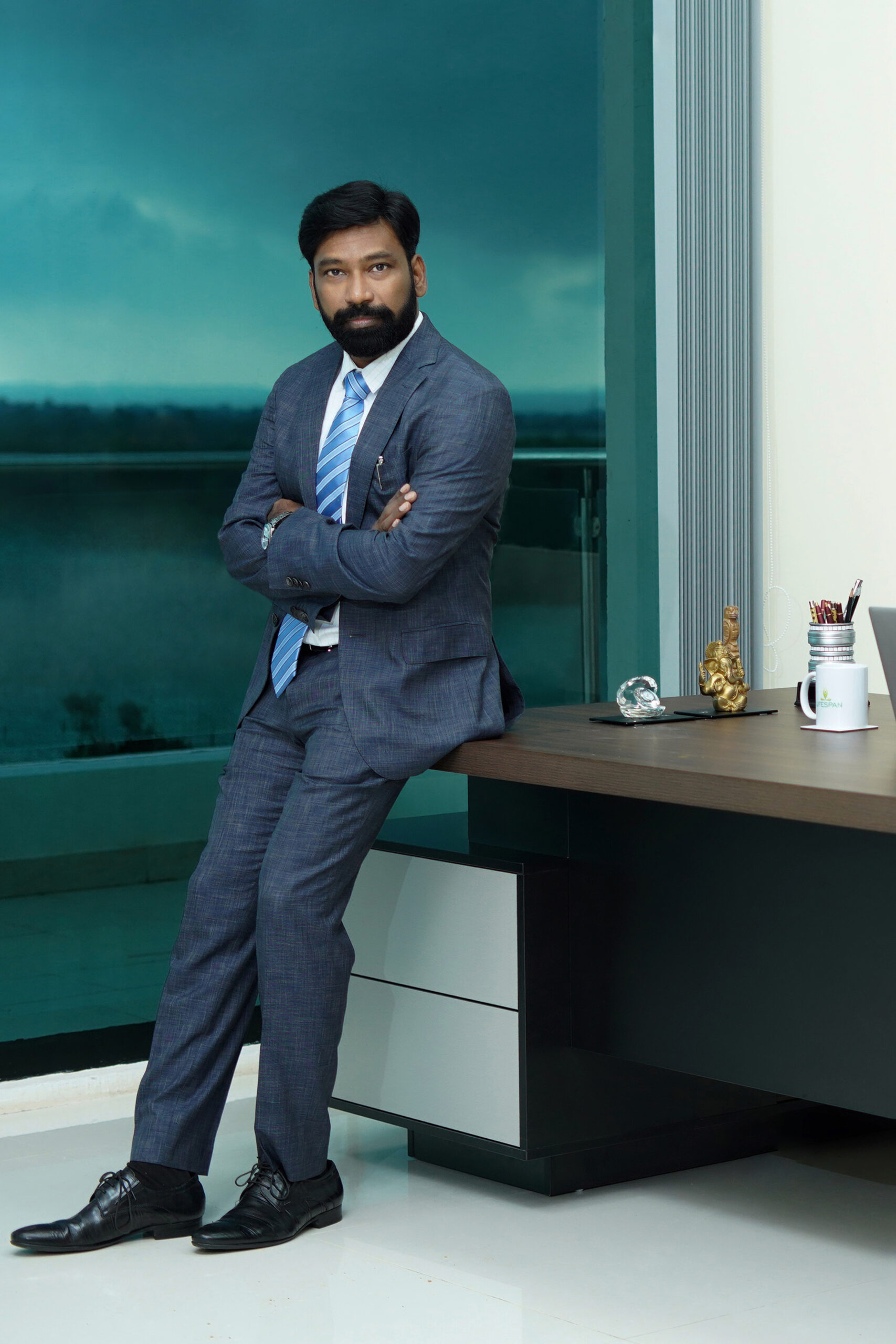 Portrait of Dr. Narendra Ram Nambula, Founder & Managing Director