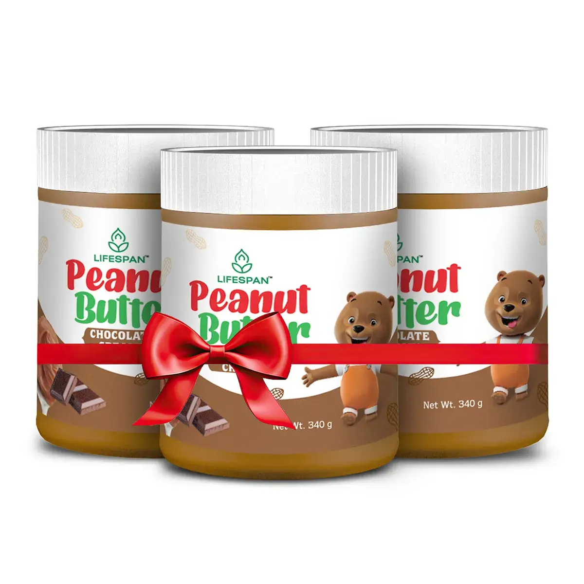 Chocolate Creamy Peanut Butter (Pack of 3)