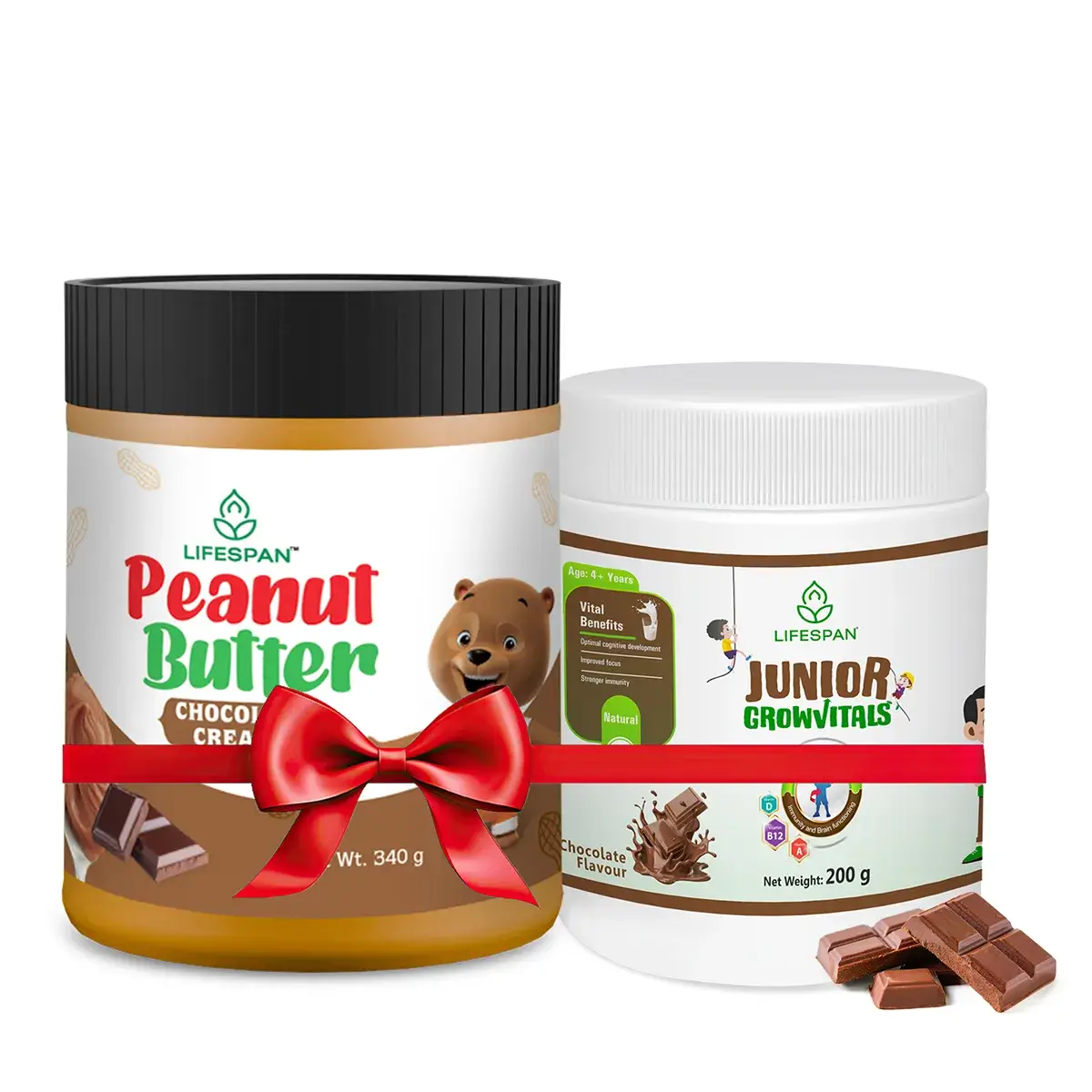 Junior Growvitals & Chocolate Creamy Peanut Butter