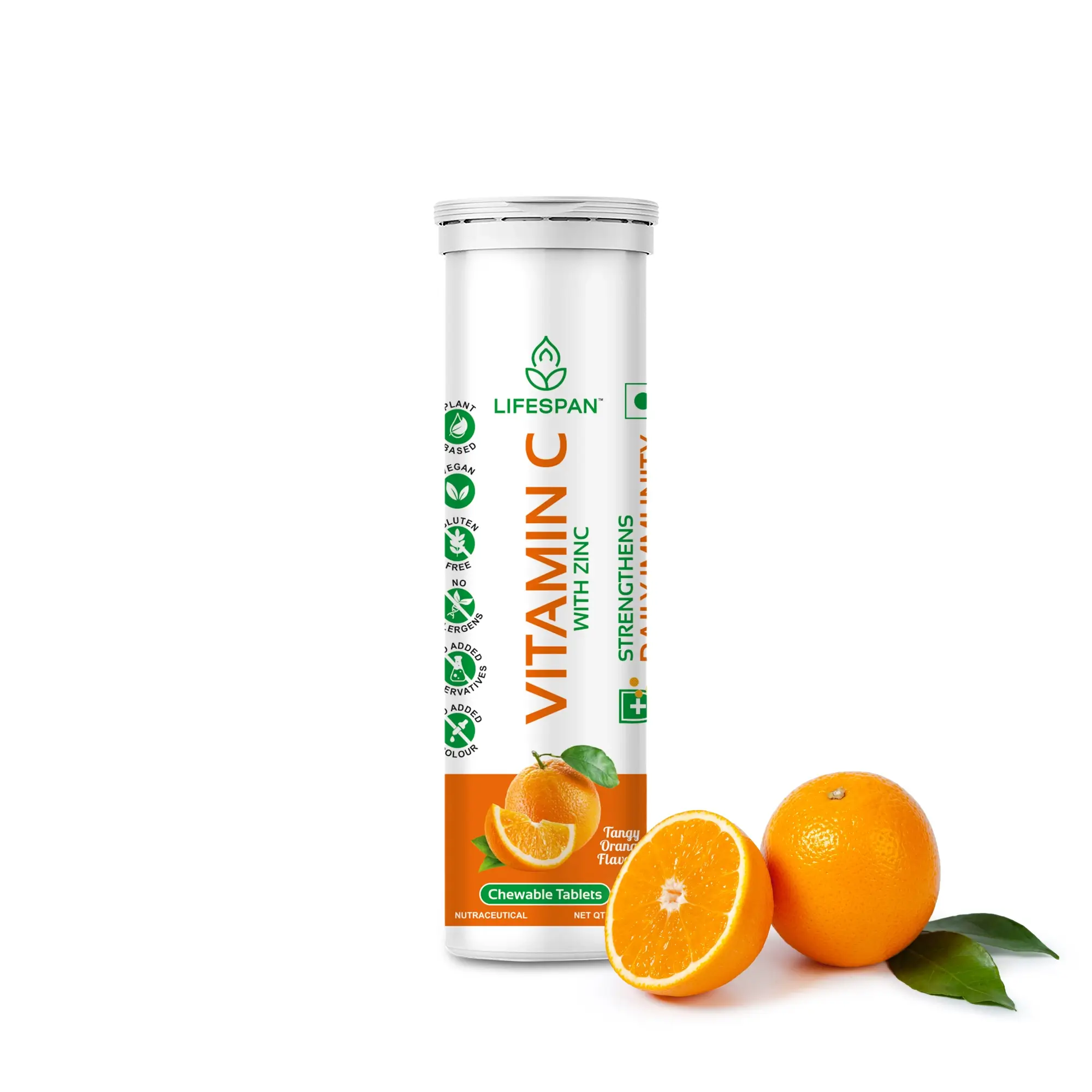 Vitamin C Chewable Tablets with Zinc